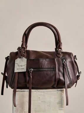 **SOLD** Free People Bitter Brown Leather Baby Emerson
